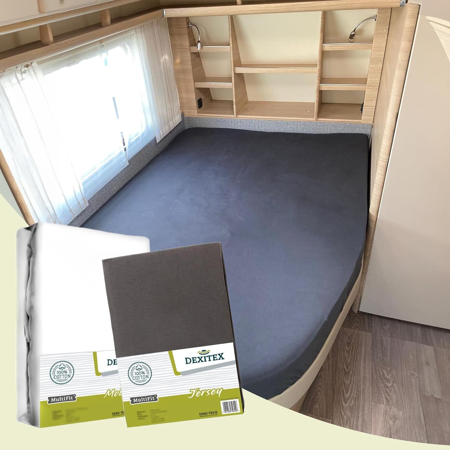 1 molton + 1 antra rechts