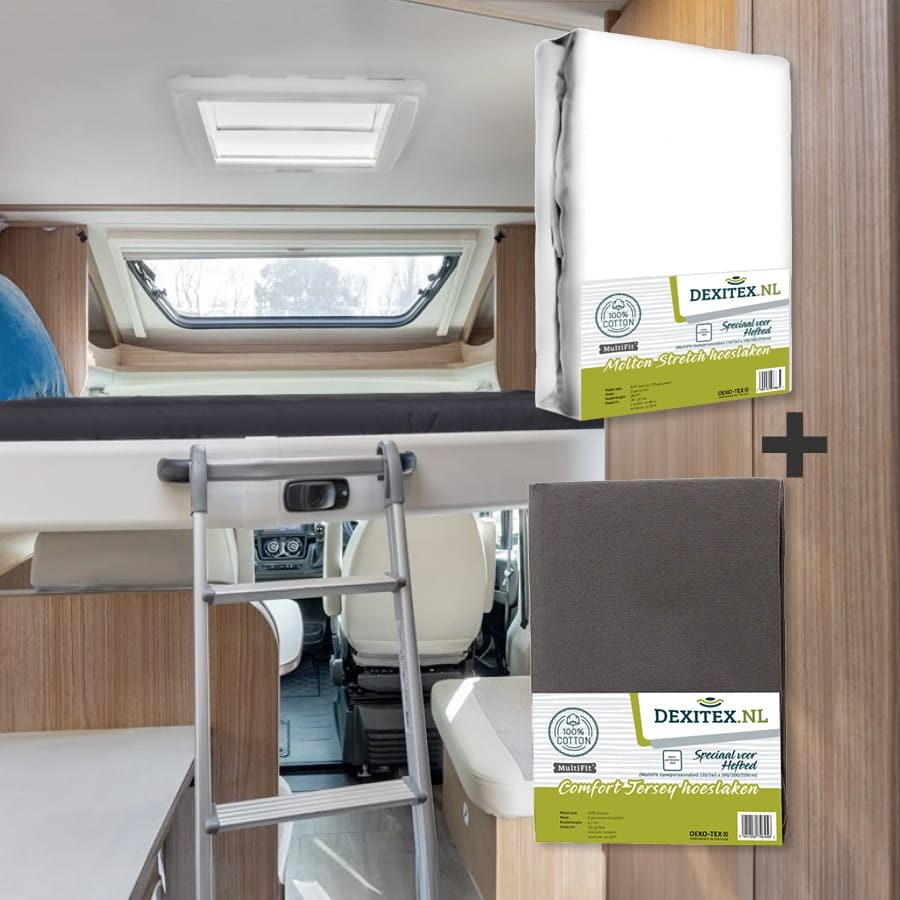 Textilpaket Hebebett 1 Molton + 1 Jersey-Spannbetttuch